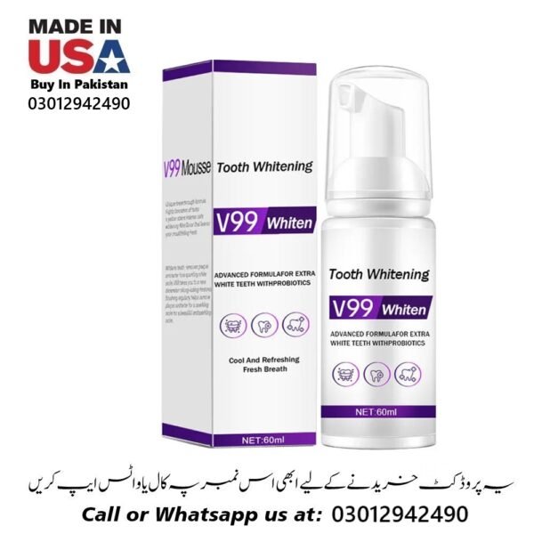 Mousse V99 Tooth Whitening Toothpaste In Pakistan