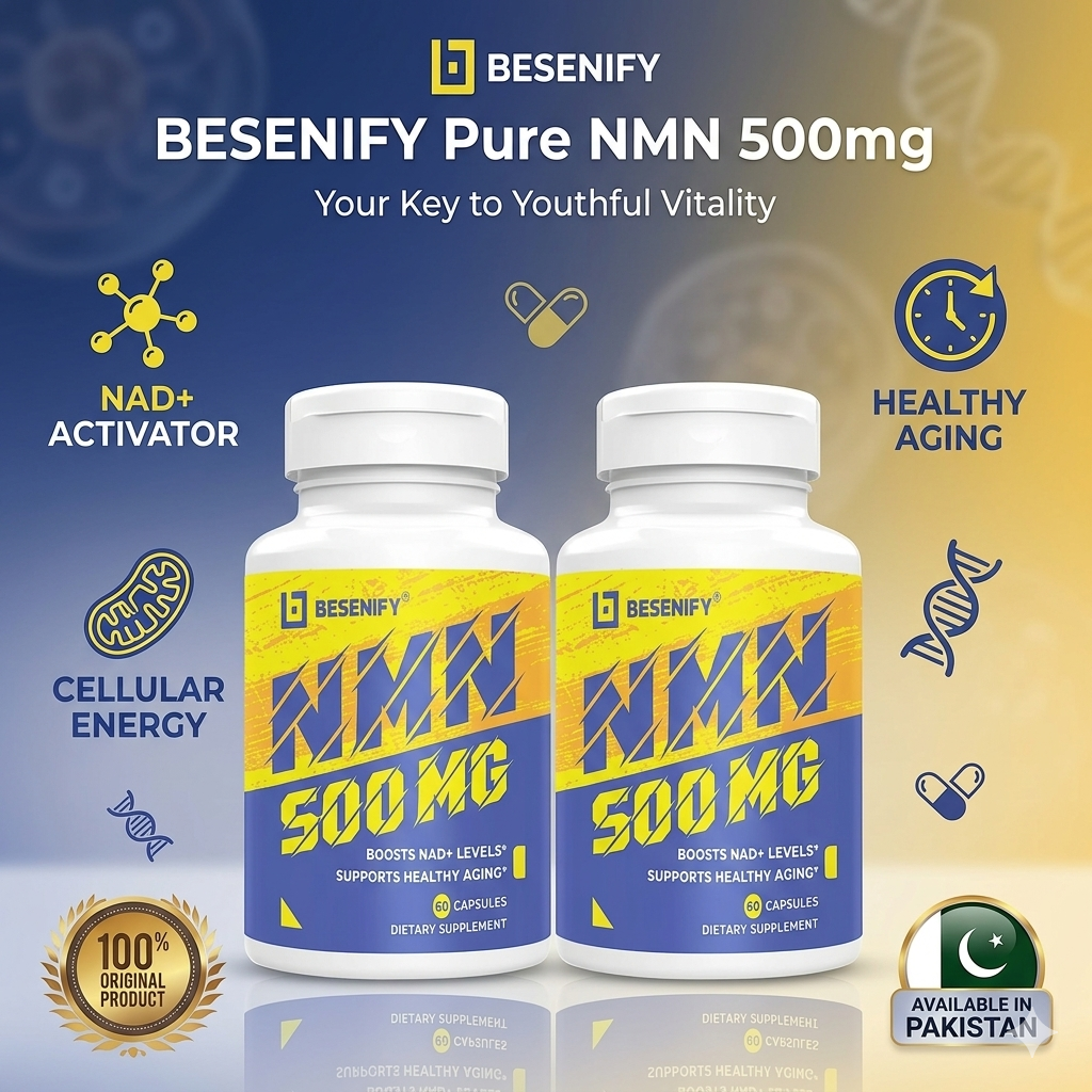 Besenify Pure Nmn 500mg Supplement In Pakistan | Boost Vitality
