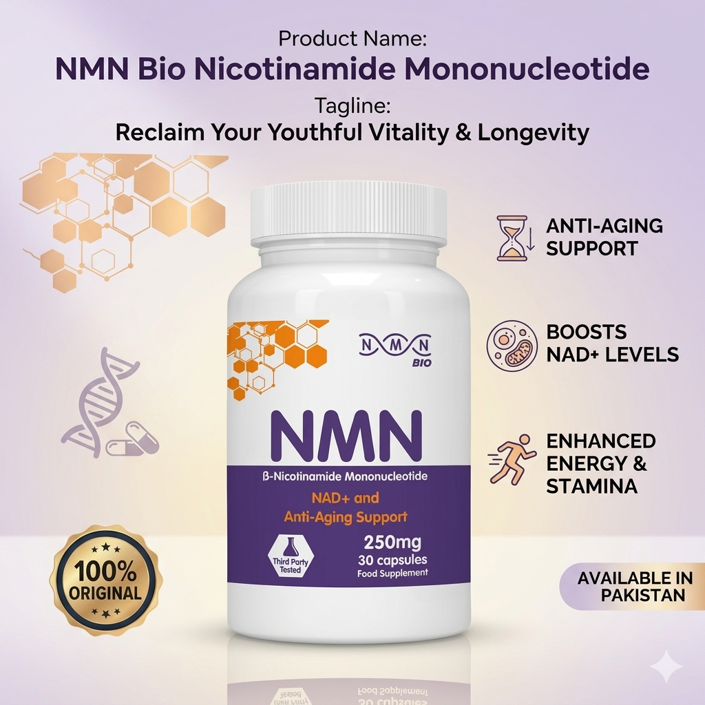 NMN Bio Beta Nicotinamide Mononucleotide Capsules in Pakistan