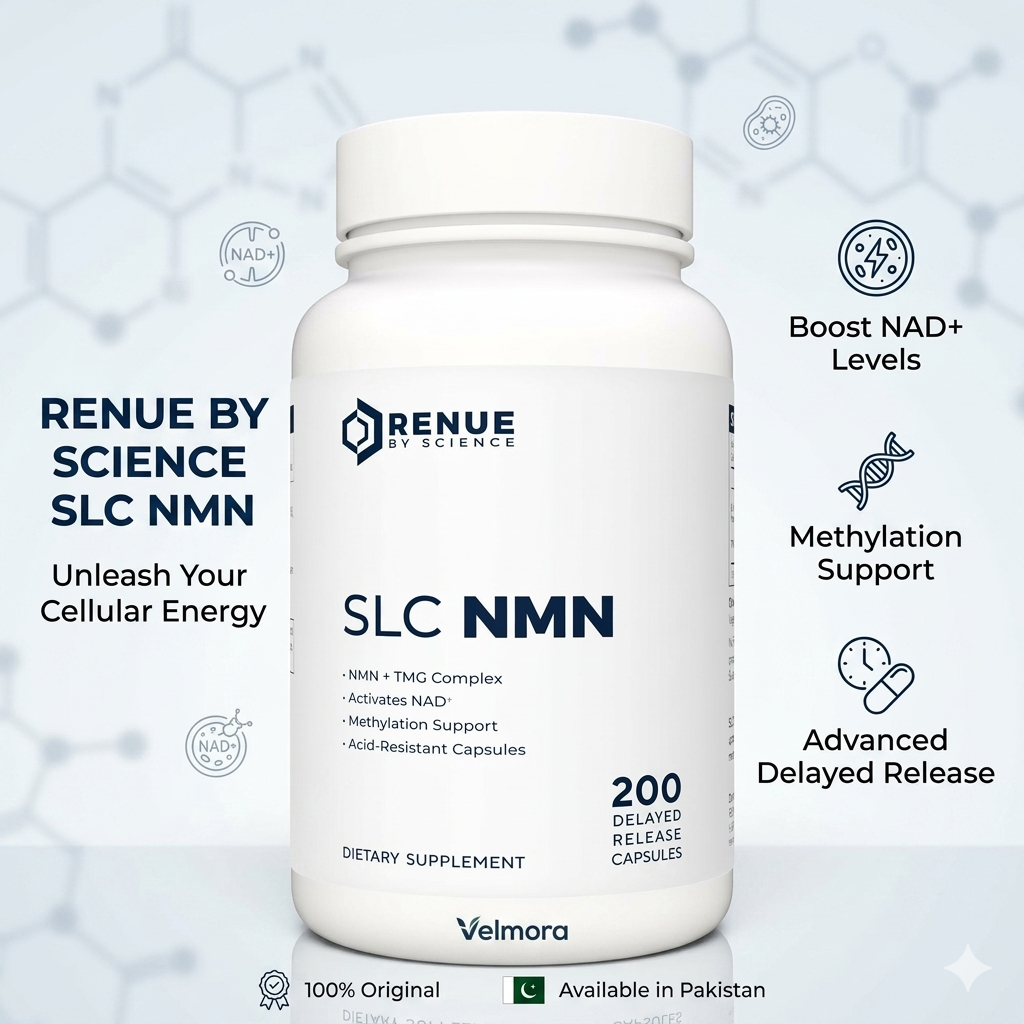 Buy RENUE By Science SLC NMN 250mg Capsules in Pakistan | Anti-Aging Energy Support