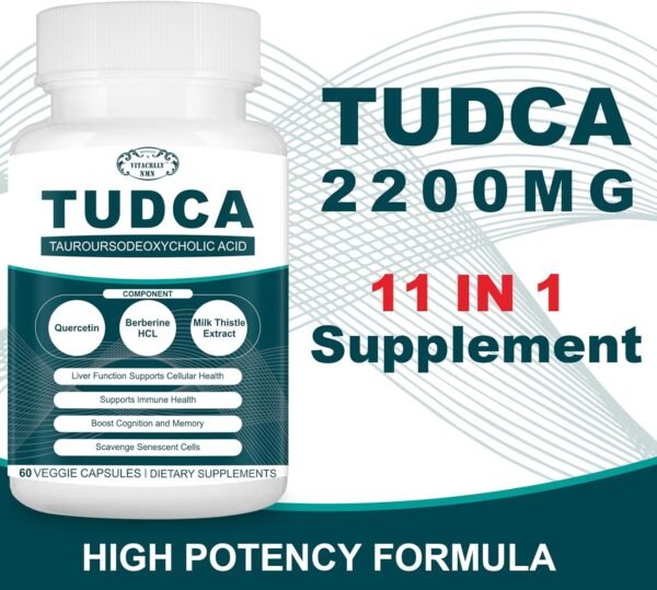 VITACRLLYNMN 2200MG TUDCA Liver Supplements - Image 2