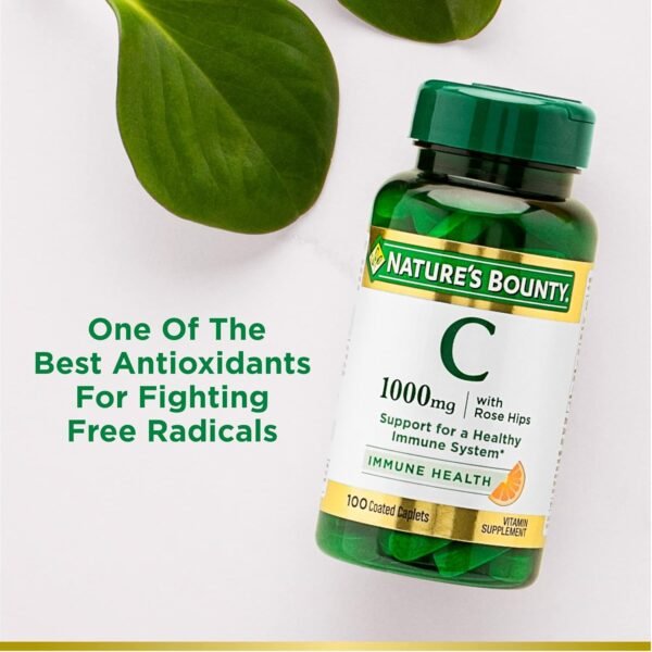 Vitamin C 1000 mg Caplets – Nature's Bounty - Image 2