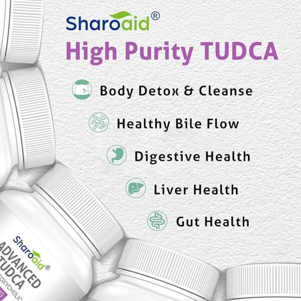 Sharoaid Tudca Liver Support Supplements 1200 Mg-third In - Image 2