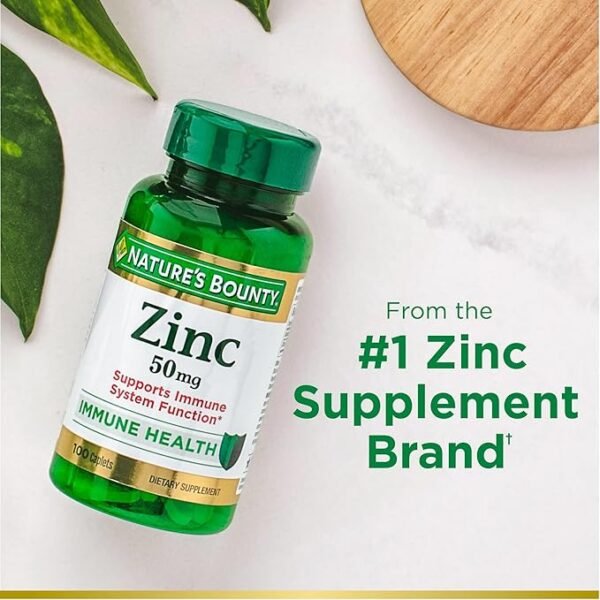 Nature's Bounty Zinc 50mg - Image 3