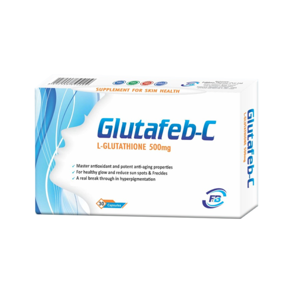 Fablous Glutafeb C (L-Glutathione) 500mg Capsules