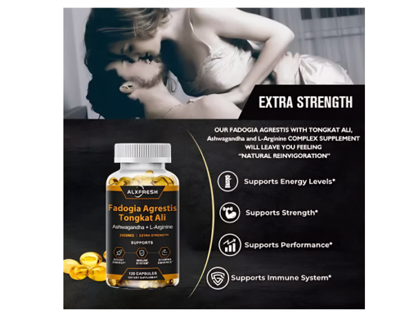 Alxfresh Fadogia Agrestis Tongkat Ali Capsules - Image 2