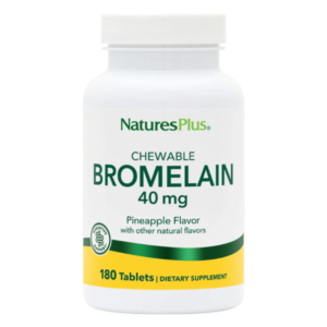 NaturesPlus Chewable Bromelain 40 mg ( Pineapple enzyme )