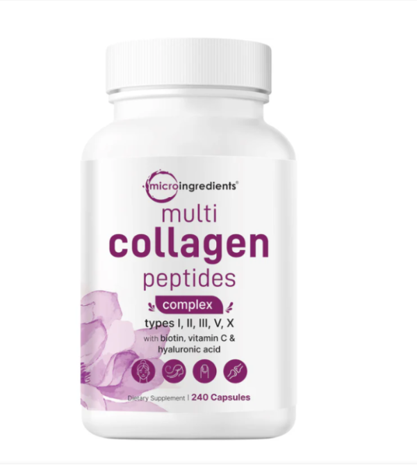 Micro ingredients multi collagen peptides Capsules