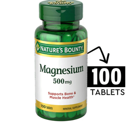 Nature's Bounty Magnesium 500MG Capsules