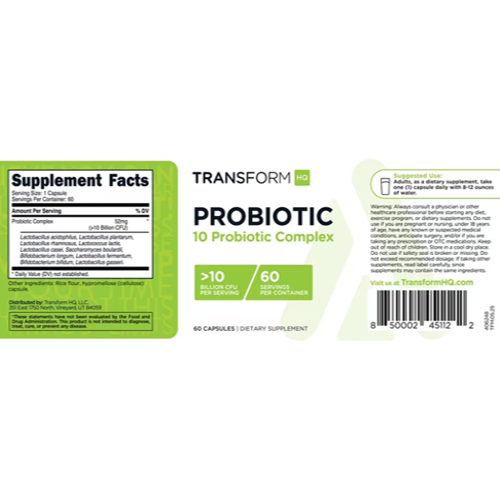 TransformHq Probiotic 10 Probiotic Complex