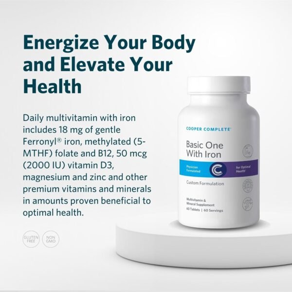 Cooper Complete Basic One Multivitamin With Iron Capsules - Image 2