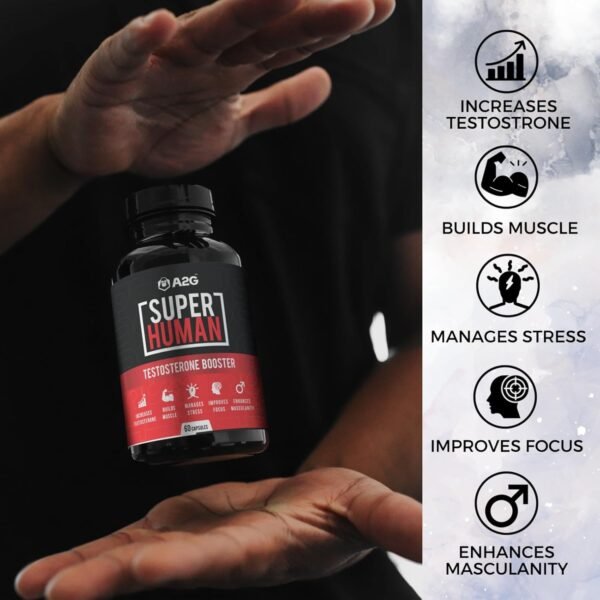 A2G SUPERHUMAN Testosterone Supplement - Image 2