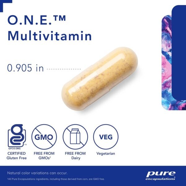 Pure Encapsulations O.N.E. Multivitamin Capsules - Image 2