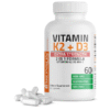 Bronson Vitamin K2 + D3 Capsules