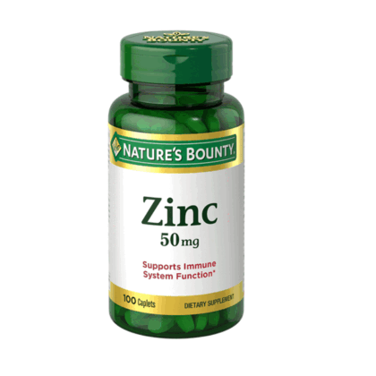 Nature's Bounty Zinc 50mg | Immune System Support | 100 Caplets