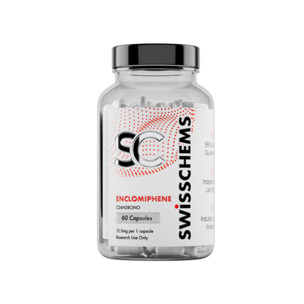 Enclomiphene (12.5mg/capsule), 60 Capsules