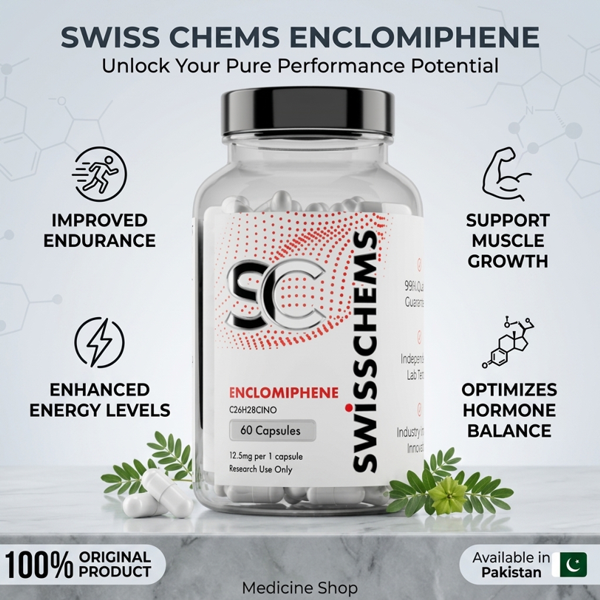 Enclomiphene (12.5mg/capsule), 60 Capsules