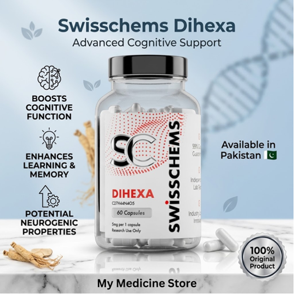 swiss chems dihexa SwissChems (5mg/capsule), 60 Capsules Price In Pakistan Size:100 mcg/ml - 1 box (10amp. x 1ml) research tissue repair peptide Thymosin Beta-4+BPC-157 Peptide Therapy