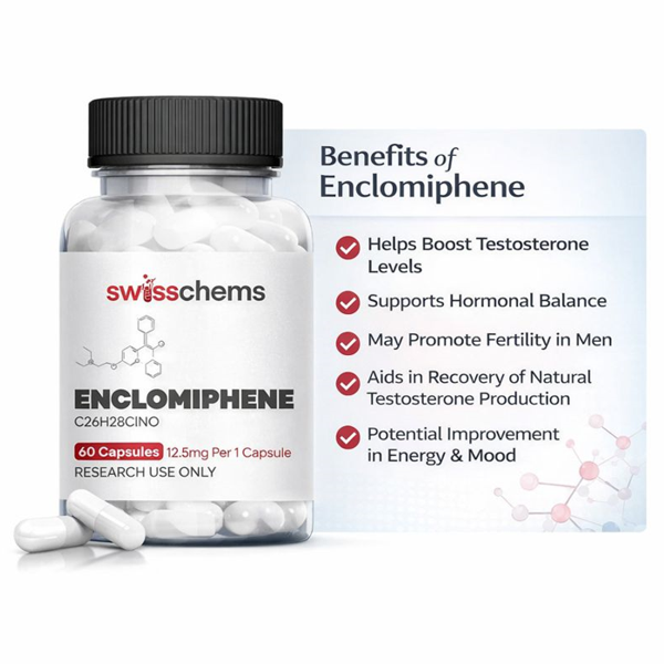 Swisschems Enclomiphene 12.5mg Capsules In Pakistan