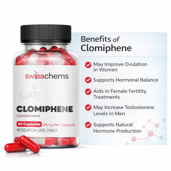 Swisschems Clomiphene 25mg Capsules In Pakistan