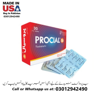 Original Procial 5mg in Pakistan – Tadalafil Timing Tablets for Men