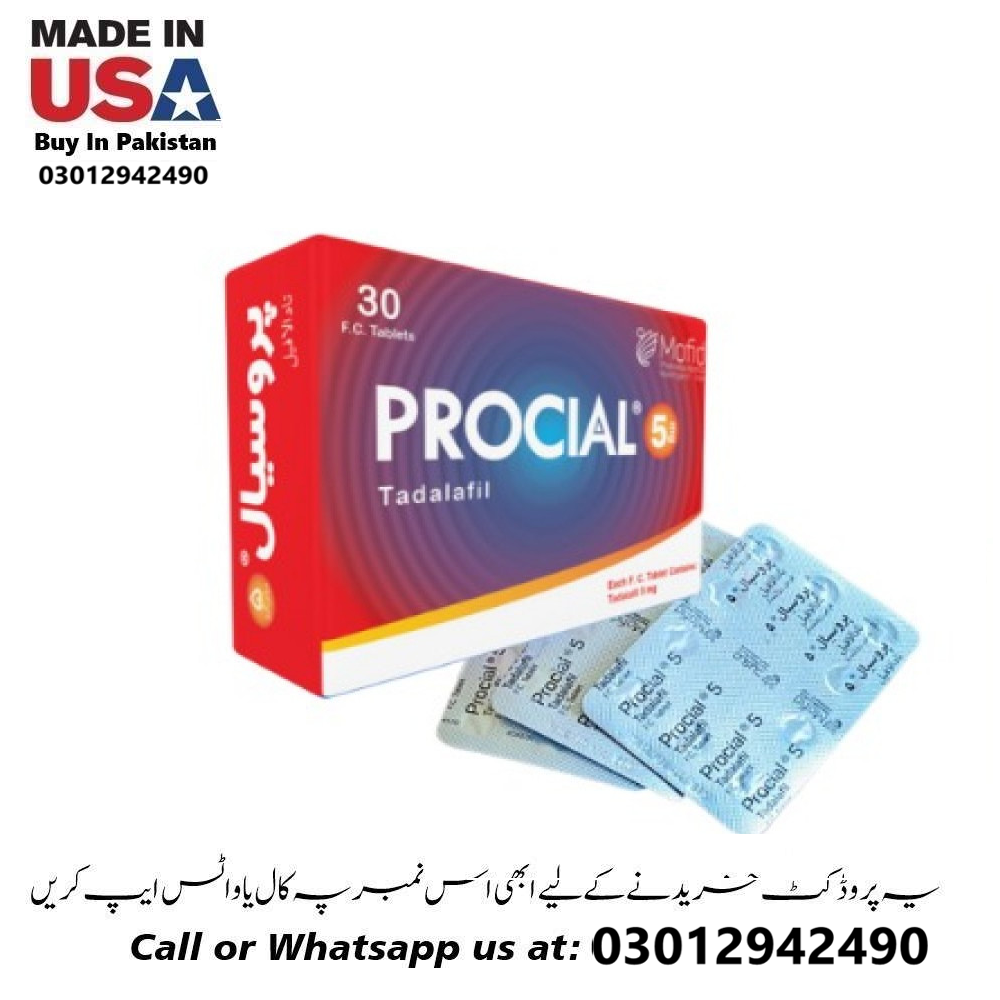 Original Procial 5mg in Pakistan – Tadalafil Timing Tablets for Men