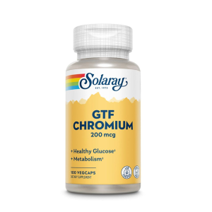 Solaray Gtf Chromium, 200 mcg, 100 Veggie Capsules, In Pakistan