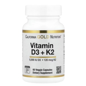 California Gold Nutrition, Vitamin D3 + K2 as MK-7, Capsules In Pakistan