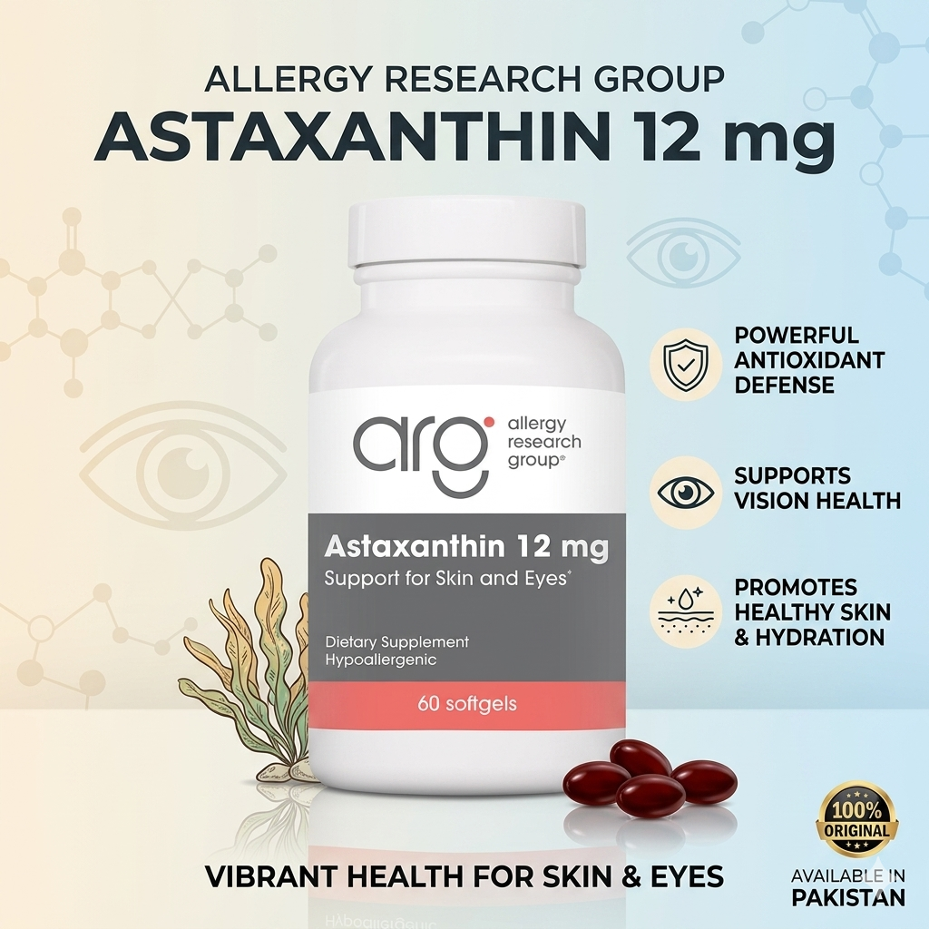 allergy research group astaxanthin 12 mg softgels in pakistan