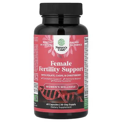 Nature's Craft, Women's Wellness, Female Fertility Support, 60 Capsules