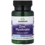 Swanson, Zinc Picolinate, 22 mg, 60 Vegan Capsules In Pakistan