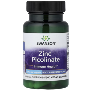 Swanson, Zinc Picolinate, 22 mg, 60 Vegan Capsules In Pakistan