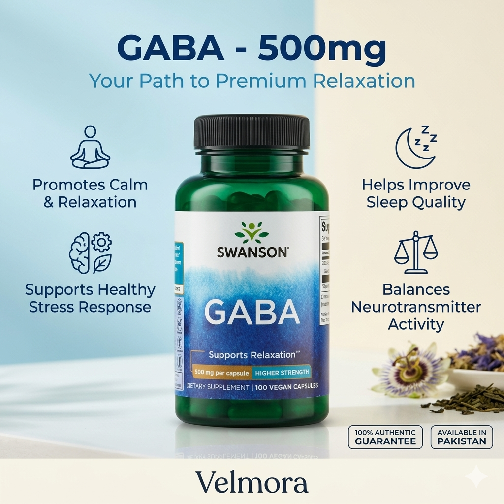 Swanson, Gaba, 250 mg, 60 Capsules In Pakistan - Image 2