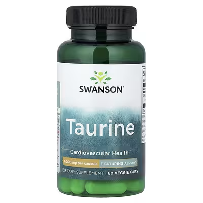 Swanson, Taurine 1,000 mg 60 Veggie Capsules In Pakistan