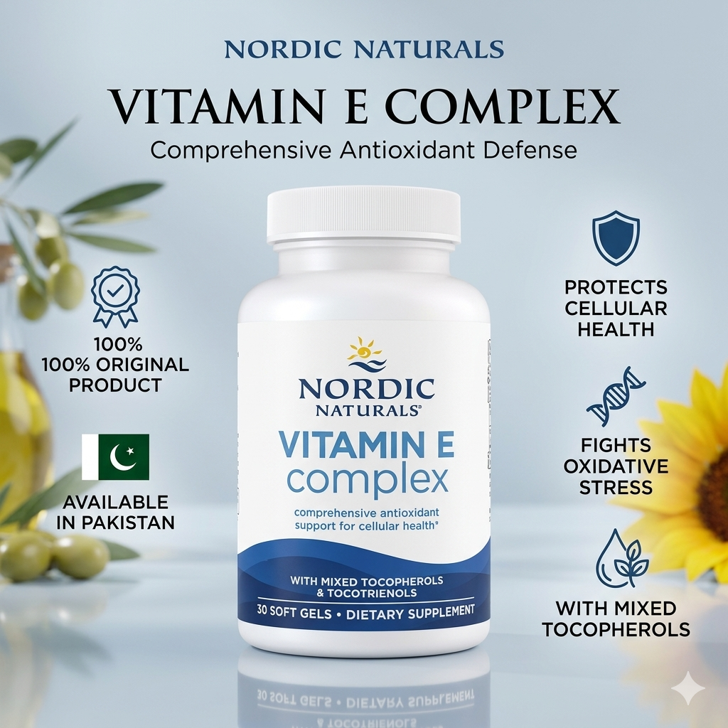 Nordic Naturals Vitamin E Complex Capsules in Pakistan