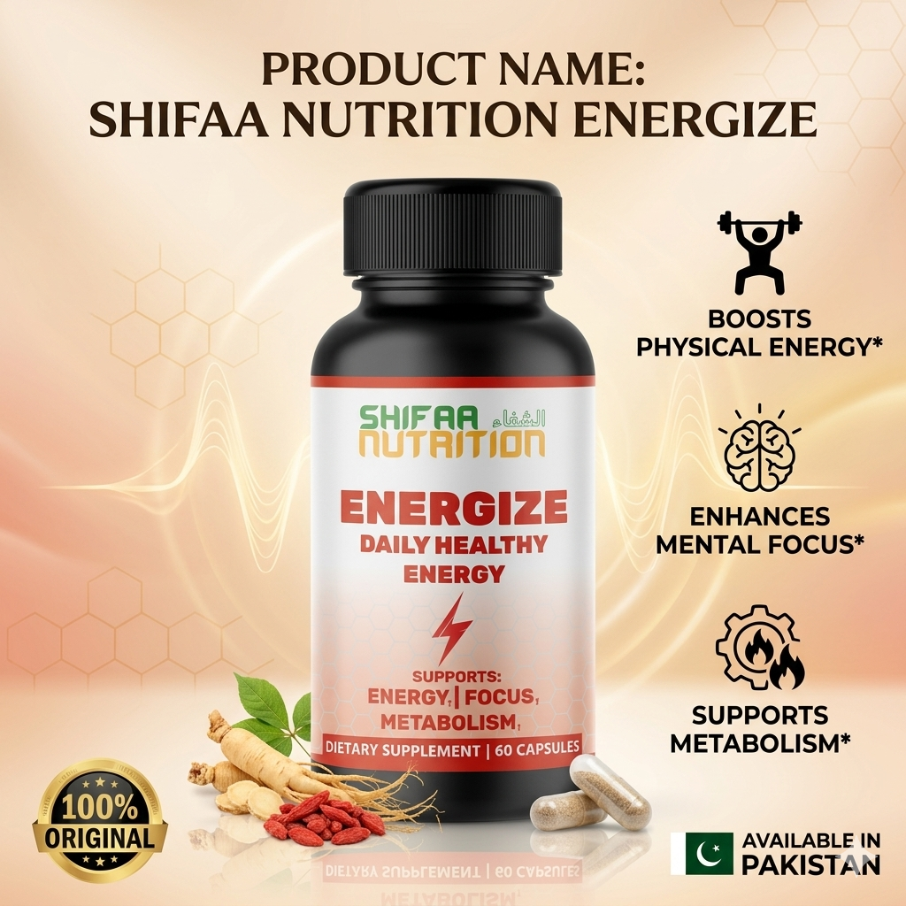 Shifaa Nutrition Energize 60 Capsules In Pakistan