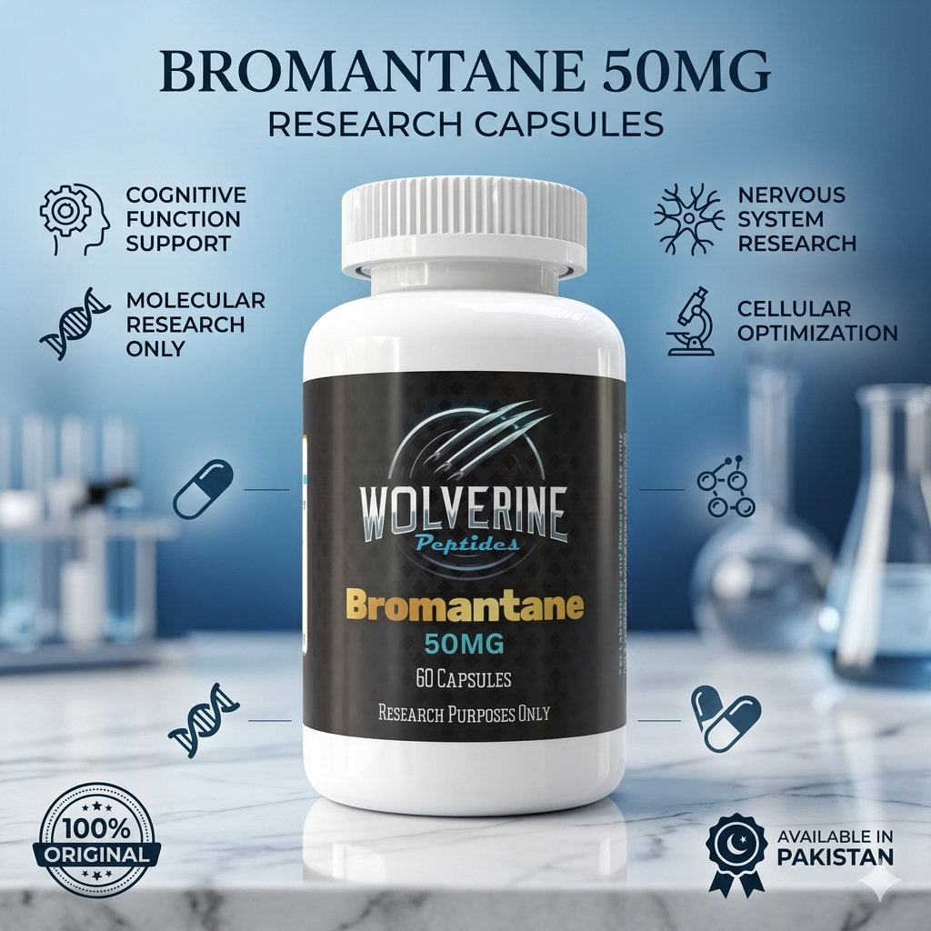 Wolverine Peptides Bromantane 50 Mg Capsules