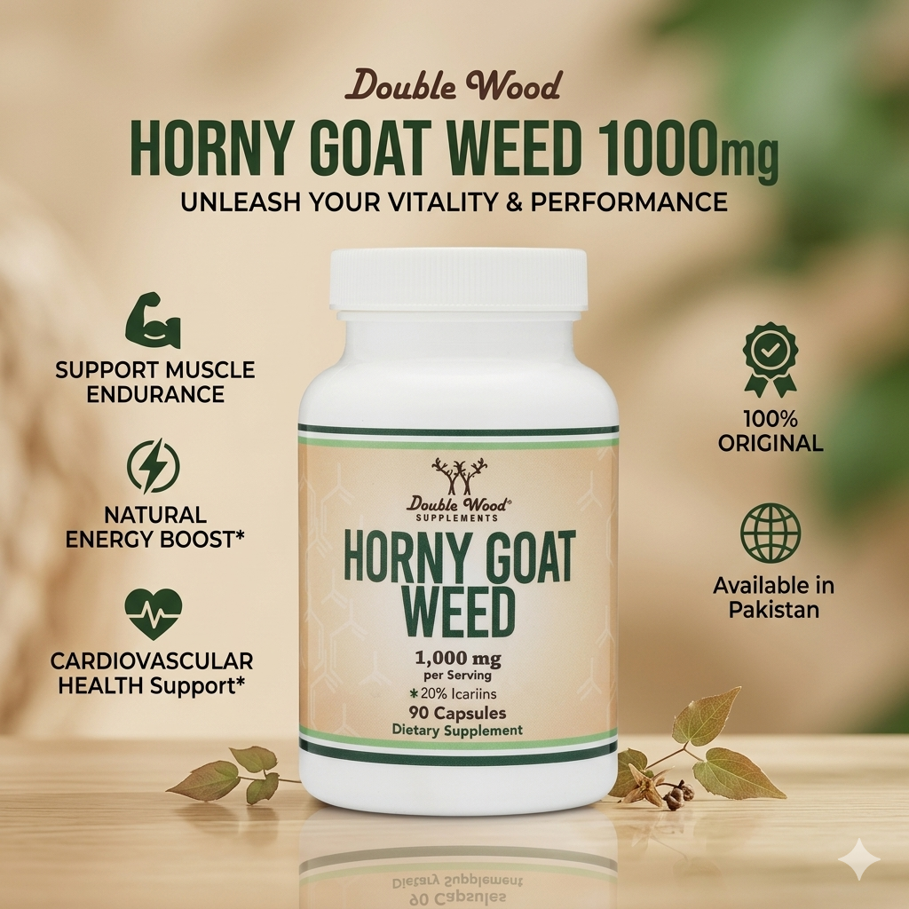 Double Wood Horny Goat Weed Supplement 1000 Mg In Pakistan