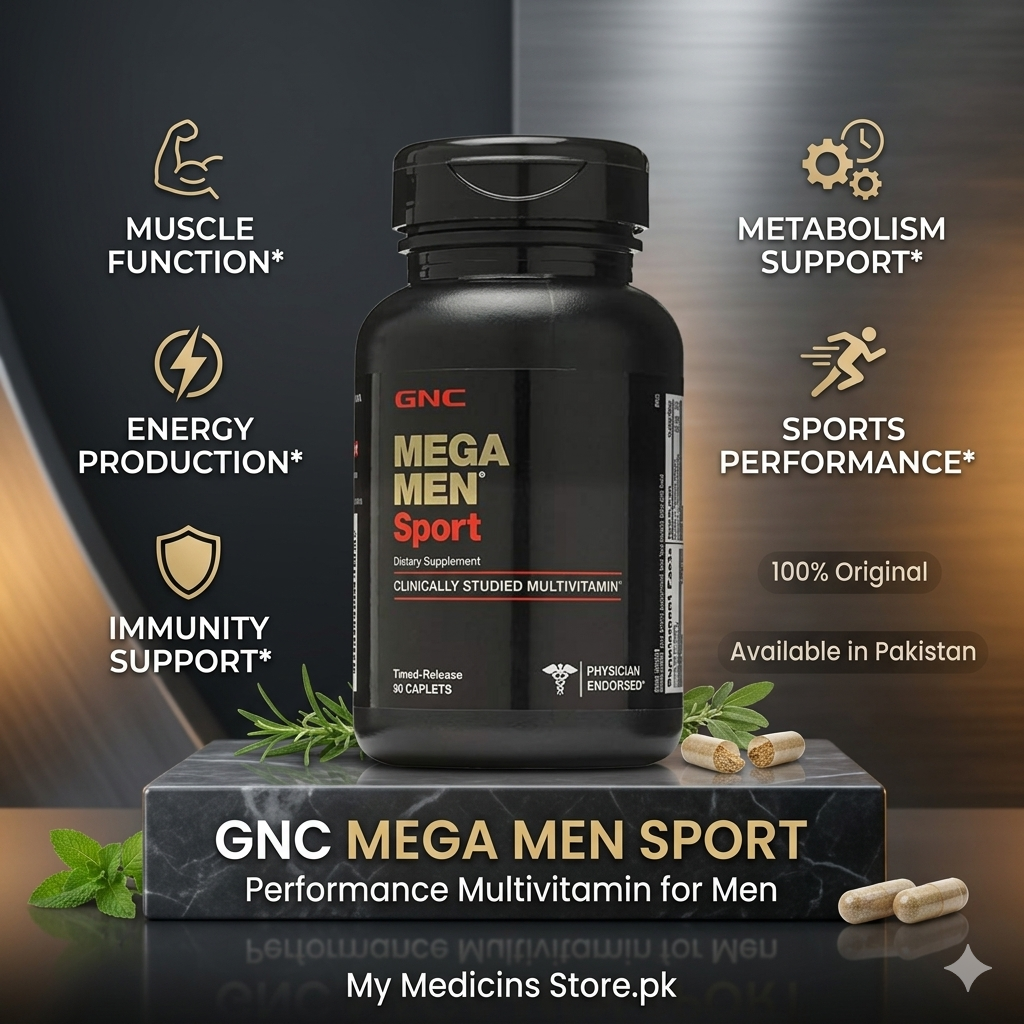 GNC Mega Men 50 Plus Supplements 60 Caplues In Pakistan