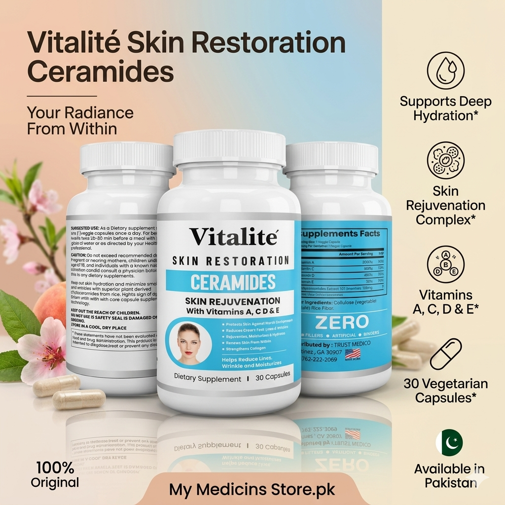 Vitality Skin Restoration Ceramides 30 Capsules In Pakistan