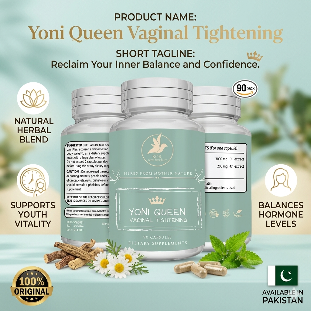Yoni Queen Vaginal Tightening 60 Capsules In Pakistan