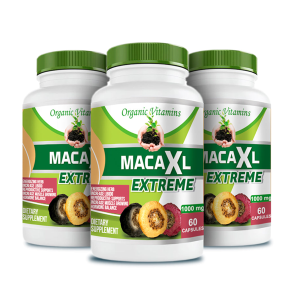 Organic Vitamins Maca Extreme 60 Capsules In Pakistan