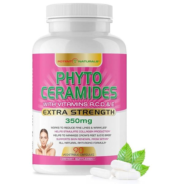 POTENT NATURALS Phytoceramides Extra Strength 90 Capsules In Pakistan