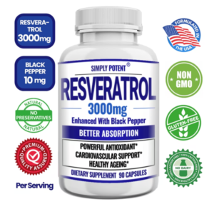 Simply Potent Resveratrol 60 Capsules In Pakistan