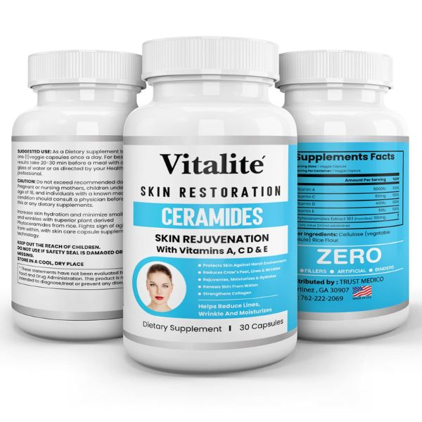 Vitality Skin Restoration Ceramides 30 Capsules In Pakistan