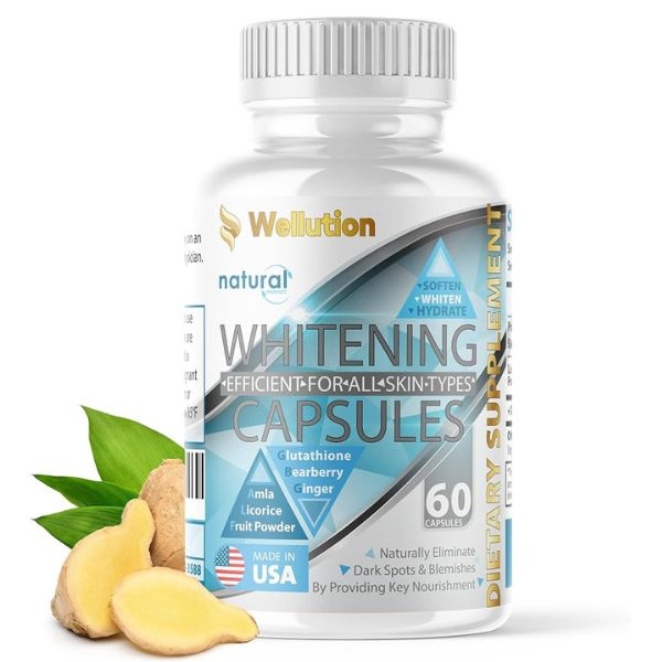 Wellution Natural Whitening 60 Capsules In Pakistan