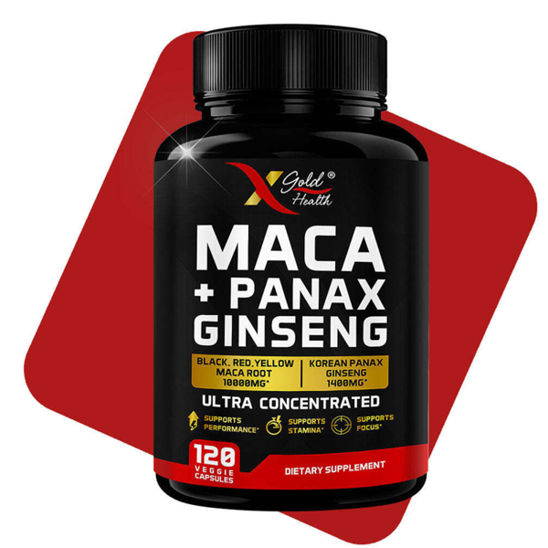 X Gold Health Maca Plus Panax Ginseng 60 Capsules In Pakistan
