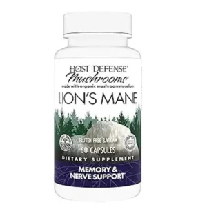 Host Defense Lion's Mane Organic Mushroom 60 Capsules