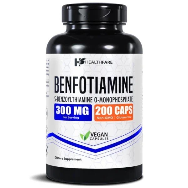 Healthfare Benfotiamine 300mg Veggie Capsules