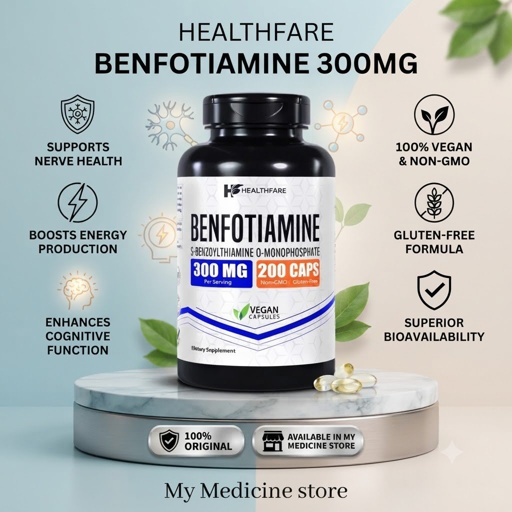 Healthfare Benfotiamine 300mg Veggie